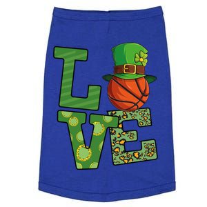 Basketball St Patricks Day Love Shamrock Cute Gift Doggie Tank