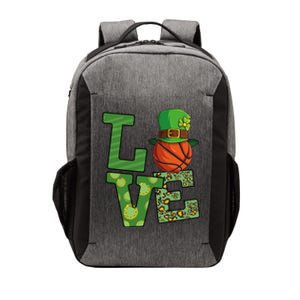 Basketball St Patricks Day Love Shamrock Cute Gift Vector Backpack