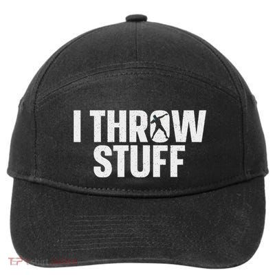 Best Shot Put Design For Women Shot Put Thrower Shot Put 7-Panel Snapback Hat