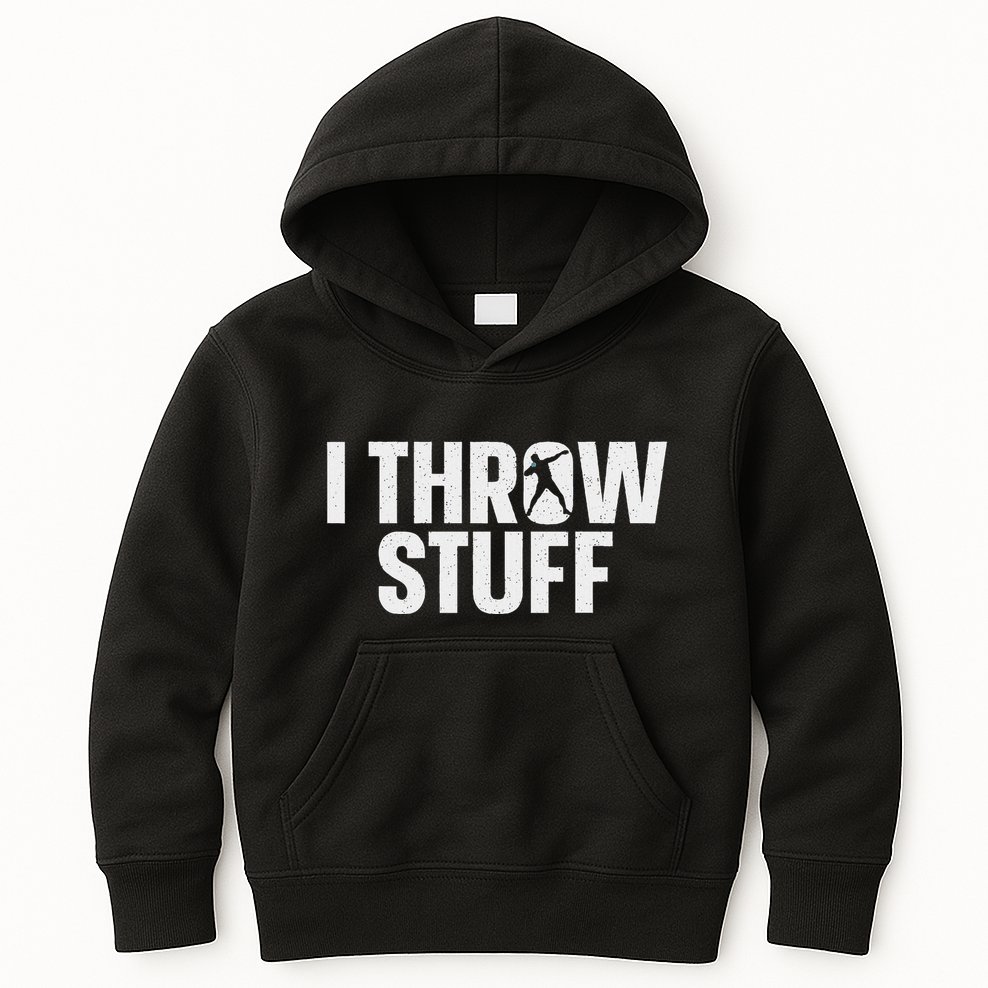Best Shot Put Design For Women Shot Put Thrower Shot Put Kids Hoodie