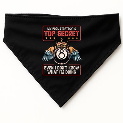 Ball Sports Pool Player Billiard Gift USA-Made Doggie Bandana