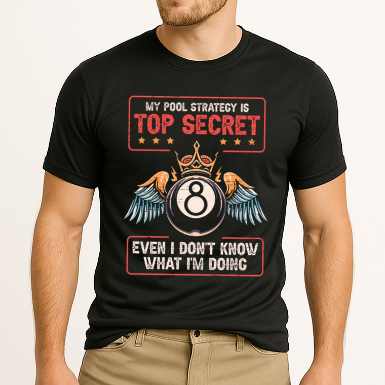 Ball Sports Pool Player Billiard Gift Cooling Performance Crew T-Shirt