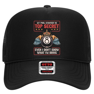 Ball Sports Pool Player Billiard Gift Trucker Hat