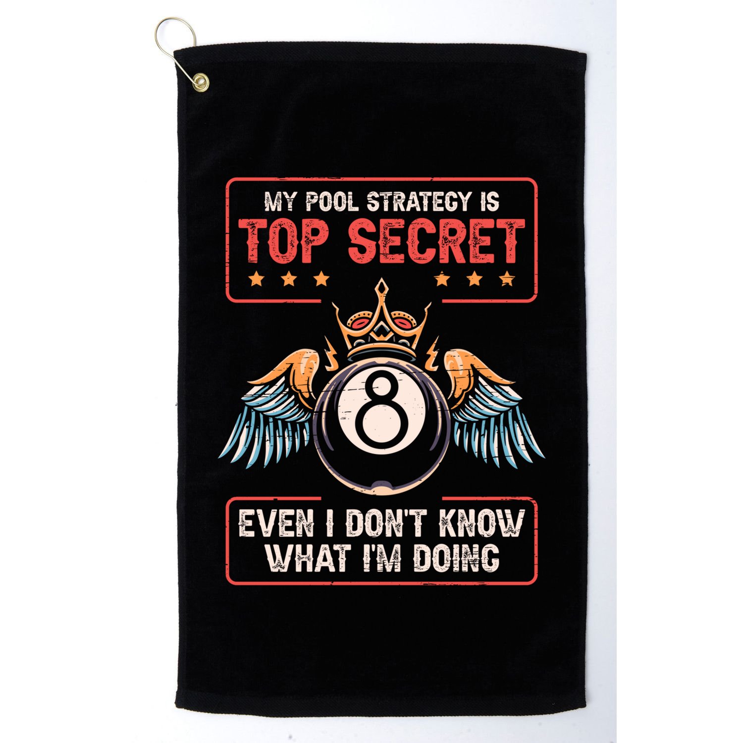Ball Sports Pool Player Billiard Gift Golf Towel