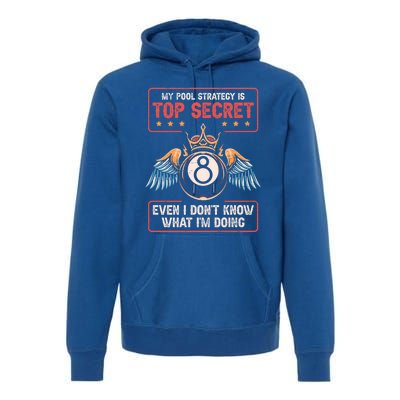 Ball Sports Pool Player Billiard Gift Premium Hoodie