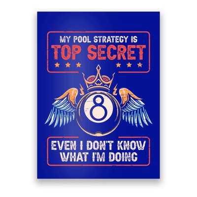 Ball Sports Pool Player Billiard Gift Poster
