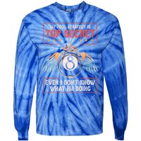 Ball Sports Pool Player Billiard Gift Tie-Dye Long Sleeve Shirt