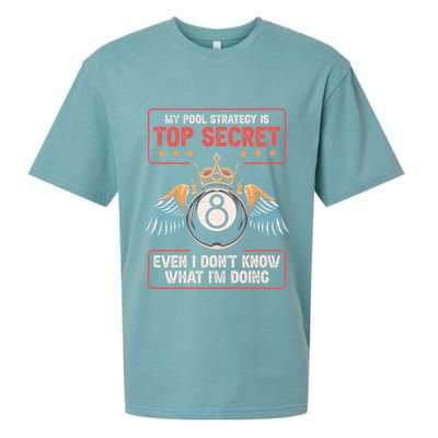 Ball Sports Pool Player Billiard Gift Sueded Cloud Jersey T-Shirt