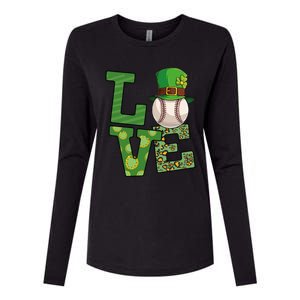 Basketball St Patricks Day Love Shamrock Basketball Player Cool Gift Womens Cotton Relaxed Long Sleeve T-Shirt