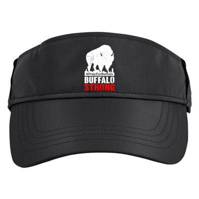 Choose Love Buffalo Strong Pray For Buffalo Adult Drive Performance Visor