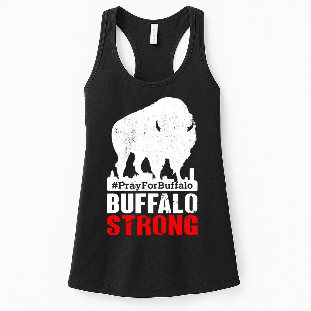 Choose Love Buffalo Strong Pray For Buffalo Womens Tank Top
