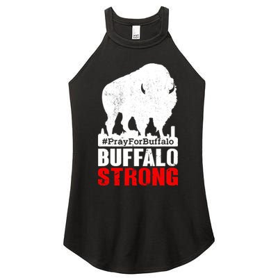 Choose Love Buffalo Strong Pray For Buffalo Women's Perfect Tri Rocker Tank