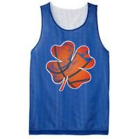 Basketball St Patricks Day Shamrock Distressed Vintage Retro Meaningful Gift Mesh Reversible Basketball Jersey Tank