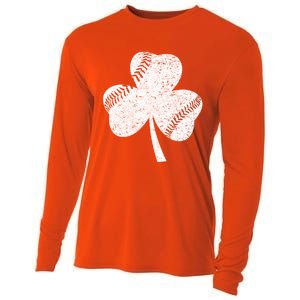 Basketball St Patricks Day Shamrock Teenager Cool Gift Cooling Performance Long Sleeve Crew