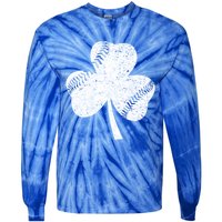 Basketball St Patricks Day Shamrock Teenager Cool Gift Tie-Dye Long Sleeve Shirt