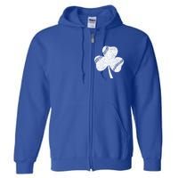 Basketball St Patricks Day Shamrock Teenager Cool Gift Full Zip Hoodie