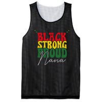 Black Strong Proud Nana Black History Mesh Reversible Basketball Jersey Tank