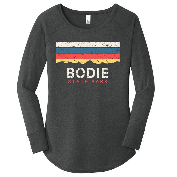 Bodie State Park Vintage Ca Souvenirs California Women's Perfect Tri Tunic Long Sleeve Shirt