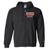 Bodie State Park Vintage Ca Souvenirs California Full Zip Hoodie