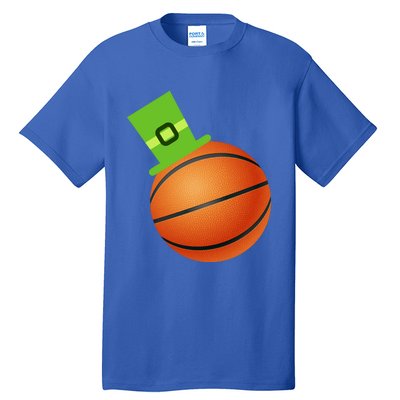 Basketball St Patricks Day Sports Green Leprechaun Hat Cute Gift Tall T-Shirt