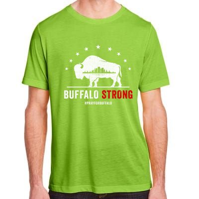 Choose Love Buffalo Strong Pray For Buffalo Adult ChromaSoft Performance T-Shirt