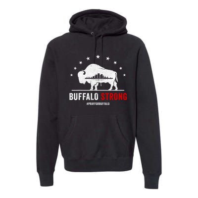 Choose Love Buffalo Strong Pray For Buffalo Premium Hoodie