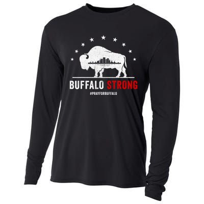 Choose Love Buffalo Strong Pray For Buffalo Cooling Performance Long Sleeve Crew