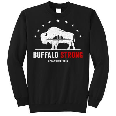 Choose Love Buffalo Strong Pray For Buffalo Tall Sweatshirt