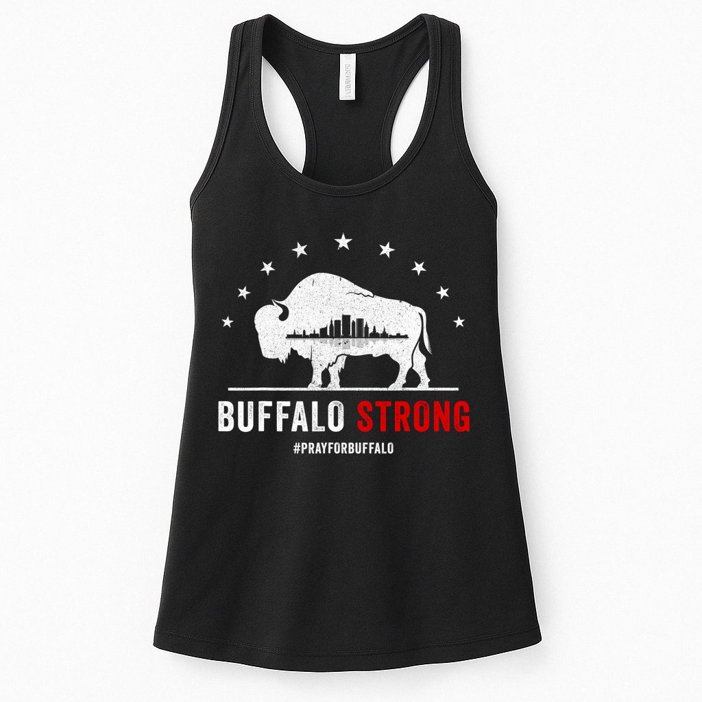 Choose Love Buffalo Strong Pray For Buffalo Womens Tank Top