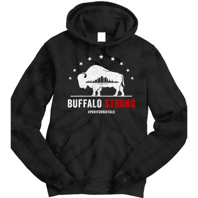 Choose Love Buffalo Strong Pray For Buffalo Tie Dye Hoodie