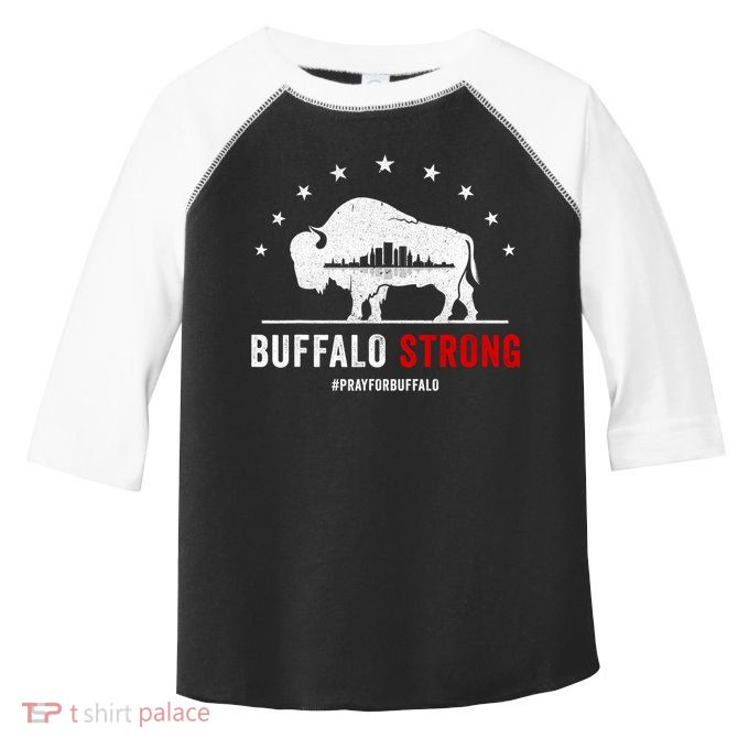 Choose Love Buffalo Strong Pray For Buffalo Toddler Fine Jersey T-Shirt