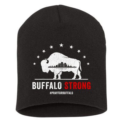 Choose Love Buffalo Strong Pray For Buffalo Short Acrylic Beanie