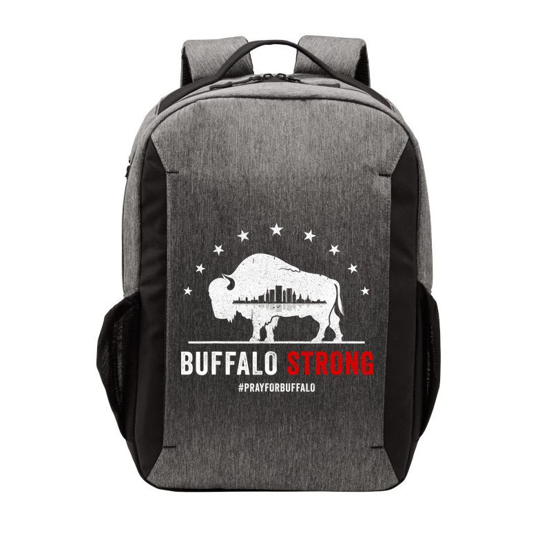 Choose Love Buffalo Strong Pray For Buffalo Vector Backpack