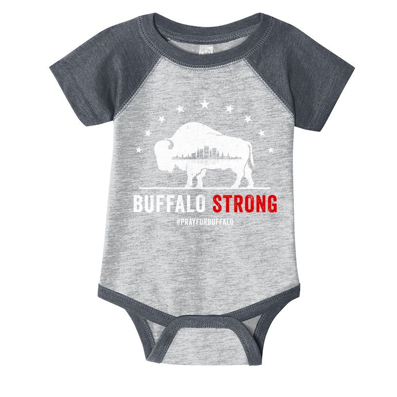 Choose Love Buffalo Strong Pray For Buffalo Infant Baby Jersey Bodysuit