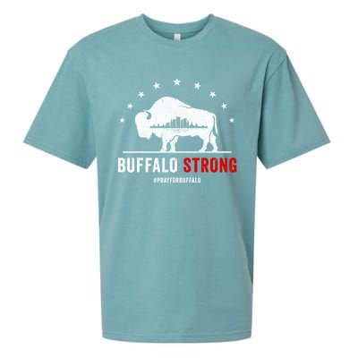 Choose Love Buffalo Strong Pray For Buffalo Sueded Cloud Jersey T-Shirt