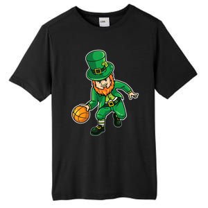 Basketball St Patricks Day Tall Fusion ChromaSoft Performance T-Shirt