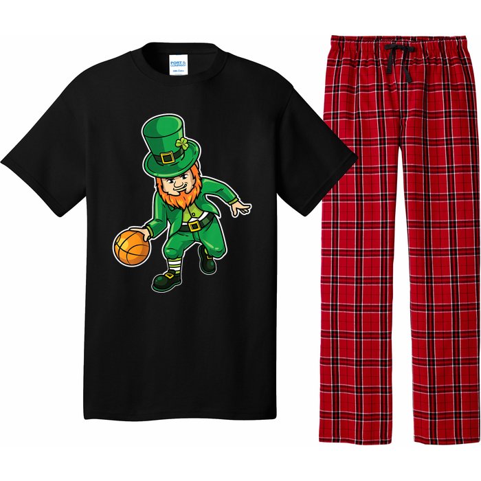 Basketball St Patricks Day Pajama Set