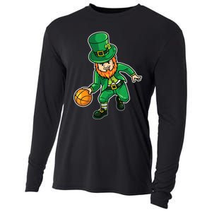 Basketball St Patricks Day Cooling Performance Long Sleeve Crew