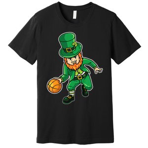 Basketball St Patricks Day Premium T-Shirt