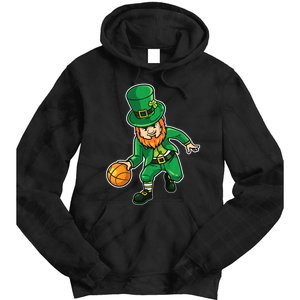 Basketball St Patricks Day Tie Dye Hoodie