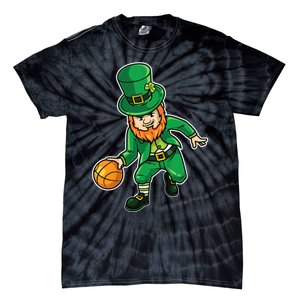 Basketball St Patricks Day Tie-Dye T-Shirt