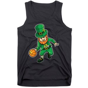 Basketball St Patricks Day Tank Top