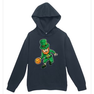 Basketball St Patricks Day Urban Pullover Hoodie