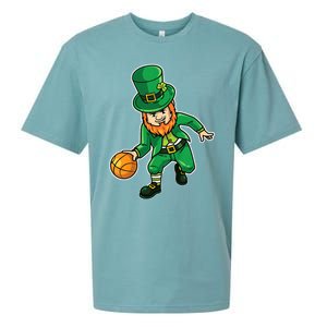 Basketball St Patricks Day Sueded Cloud Jersey T-Shirt