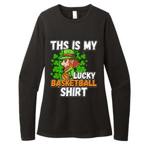 Basketball St Patricks Day Gift Womens CVC Long Sleeve Shirt