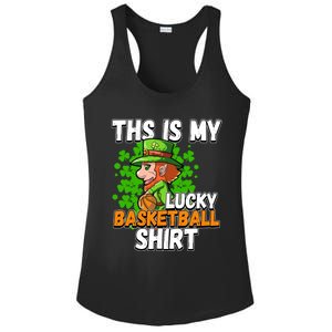 Basketball St Patricks Day Gift Ladies PosiCharge Competitor Racerback Tank