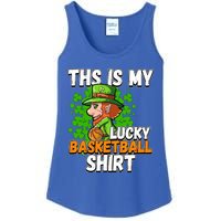 Basketball St Patricks Day Gift Ladies Essential Tank