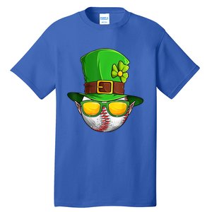 Baseball St Patricks Day Ball Leprechaun Hat Catcher Gift Tall T-Shirt