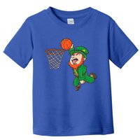 Basketball St Patrick's Day Leprechaun Funny Gift Toddler T-Shirt