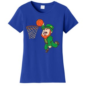 Basketball St Patrick's Day Leprechaun Funny Gift Women's T-Shirt